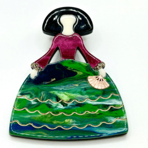 Broche menina